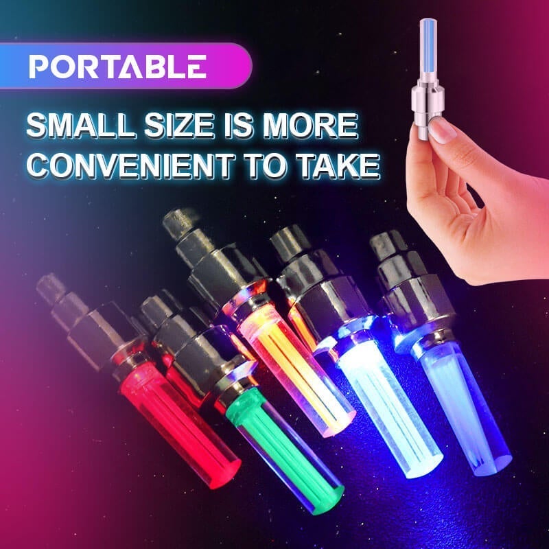 🌈 💡 Αδιάβροχα φώτα LED για τροχούς 【✨ 1+3 Δωρεάν】-GR