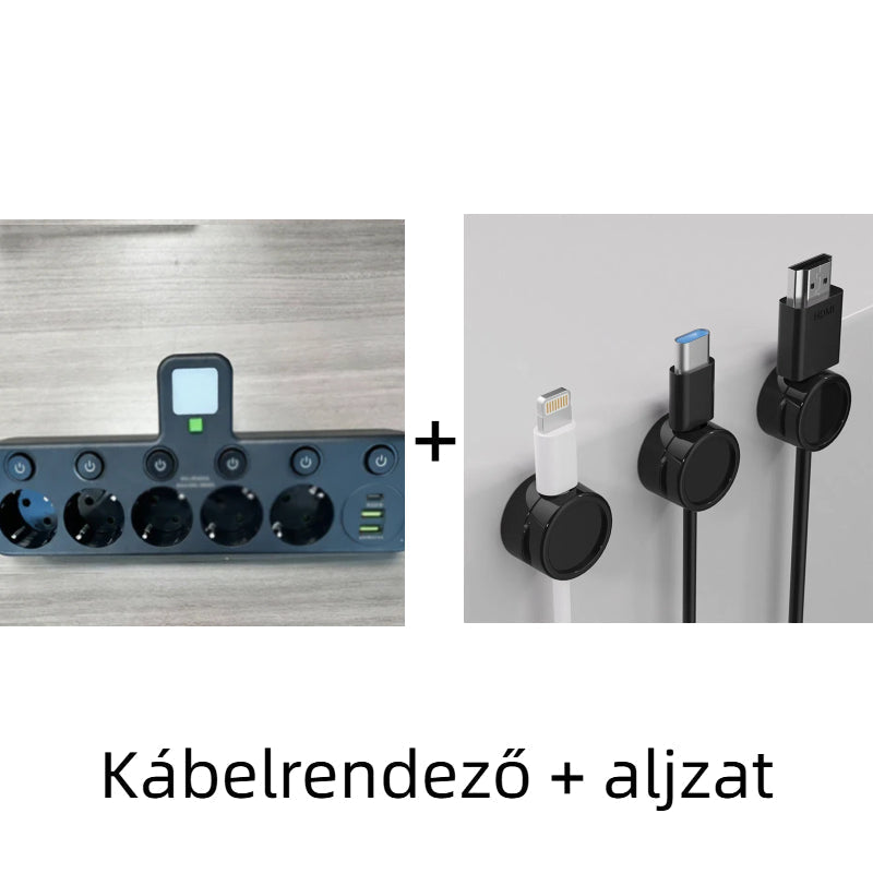 🔌⚡Έξυπνο καλώδιο τροφοδοσίας με θύρες USB (πρίζα EU)-GR
