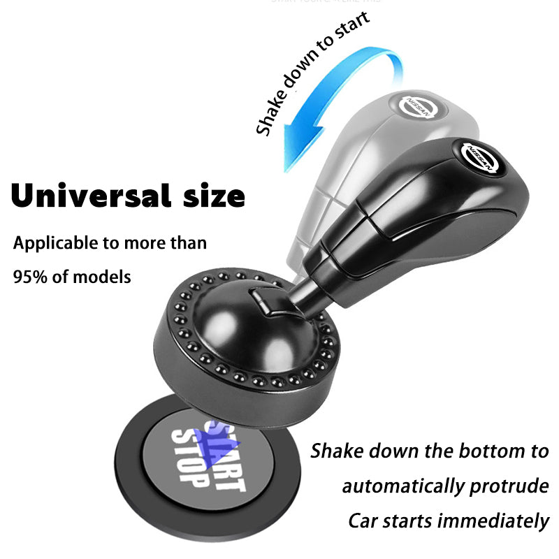 Vieno paspaudimo automobilio uždegimo jungiklio mygtukas-LT