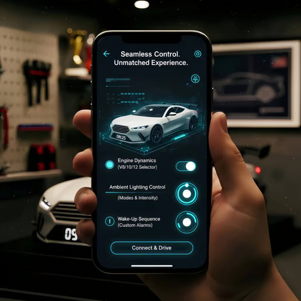 🎁 Hyperautí budík🏎️Realistický motor a svetelné efekty-SK