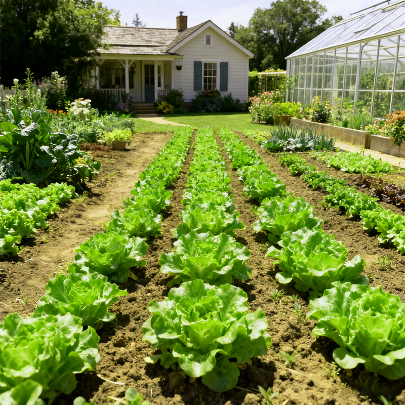 🌱 Cultiva tu propia lechuga italiana a partir de semillas: crujiente, dulce y fácil de cosechar.-ES