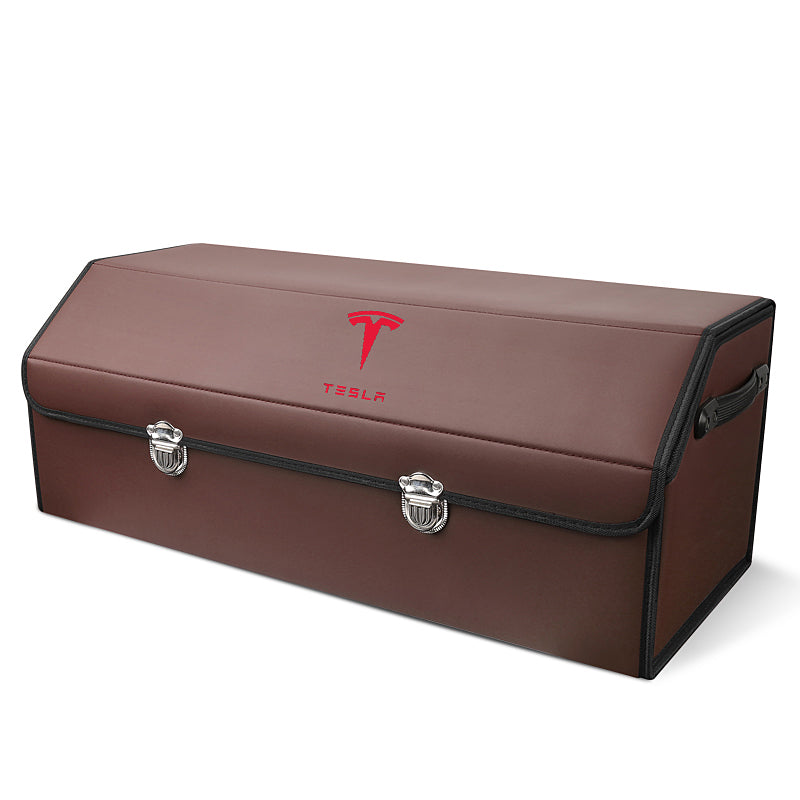 Δερμάτινη θήκη αποθήκευσης για το πορτμπαγκάζ του αυτοκινήτου-GR