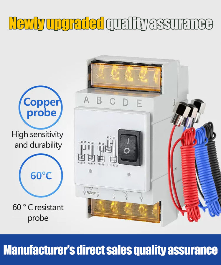 Controlador de nivel de bomba de agua totalmente automático-ES