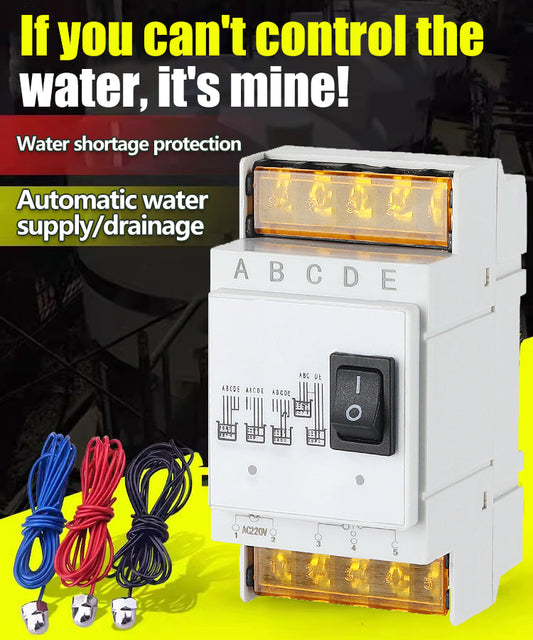 Controlador de nivel de bomba de agua totalmente automático-ES