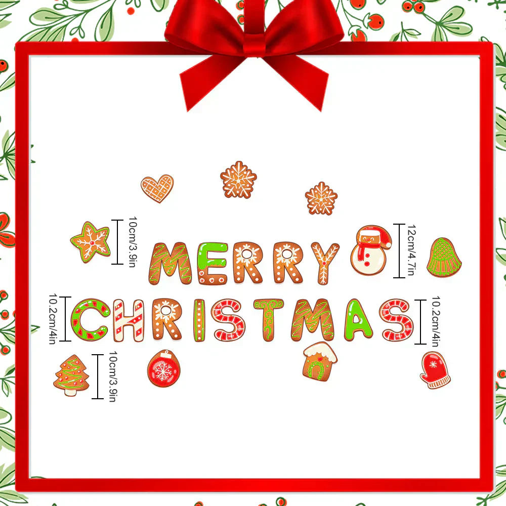 🎁🎅 Μαγνητικό αυτοκόλλητο με χριστουγεννιάτικο θέμα🎄-GR