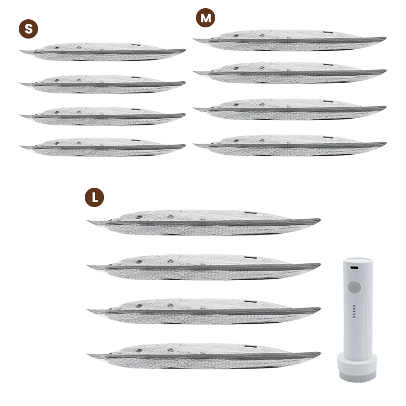 💪🌬️ Τσάντες ταξιδιού για αποθήκευση σε ηλεκτρική σκούπα και φορητό σετ αντλίας 👕✨-GR