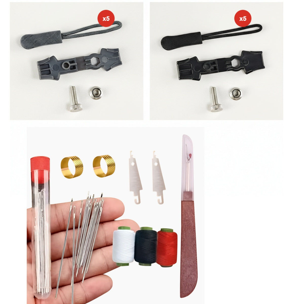 ¡Compra más y llévate más gratis! Kit universal de reparación de cremalleras-ES