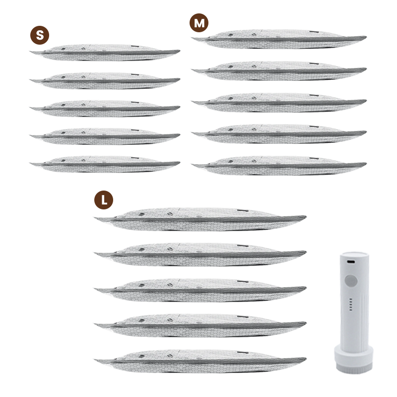 💪🌬️ Τσάντες ταξιδιού για αποθήκευση σε ηλεκτρική σκούπα και φορητό σετ αντλίας 👕✨-GR