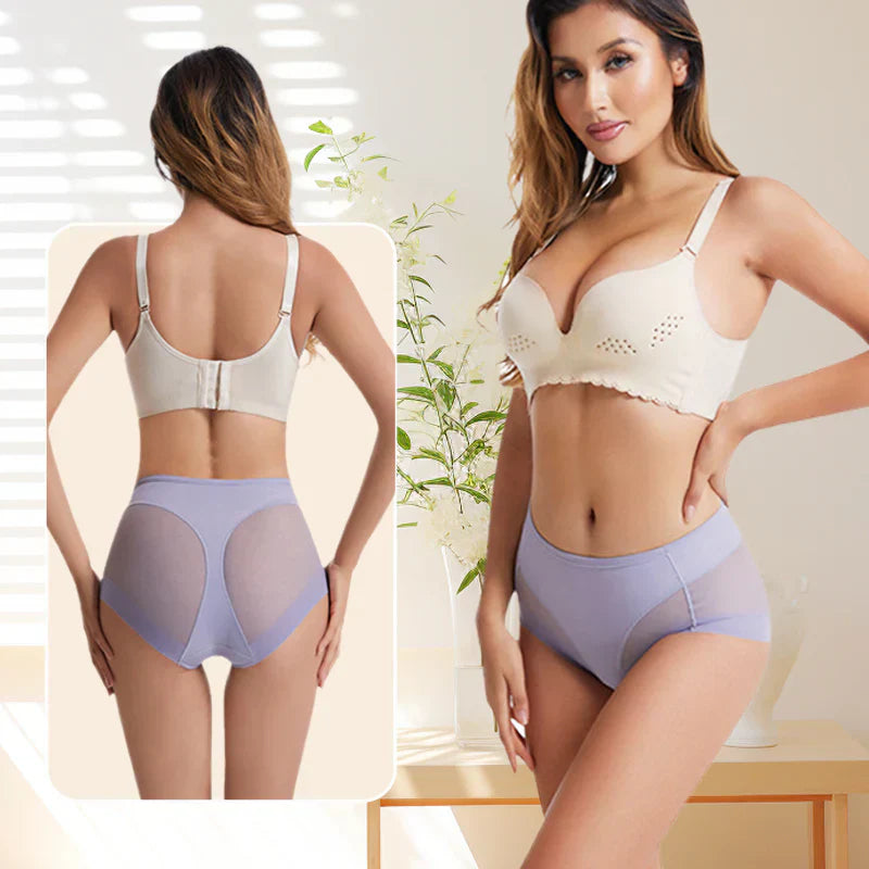 🔥Compra 2 y llévate 1 gratis🔥 Conjunto de ropa interior moldeadora de cintura sin costuras para mujer-ES