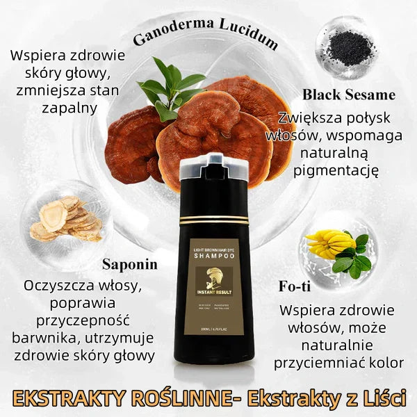 Šampon za lase s takojšnjim barvnim učinkom - Brada in lasje-SI