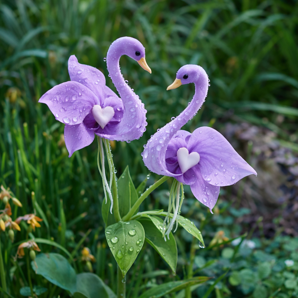 🔥 Proljetni popust -50%! ✨ Šarmantni cvjetovi "Purple Swan Blossom" – jedinstvena ljepotica za vaš vrt-HR
