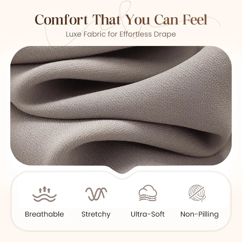 ⏳Specialus riboto laiko pasiūlymas⏰Elegantiškas trijų dalių komplektas, kurį sudaro ilgas megztinis, palaidinė ir kelnės💞-LT