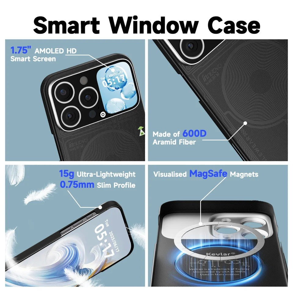 Funda protectora inteligente con tecnología Future Magnetic de edición limitada global (compatible con iPhone 17-12)-ES