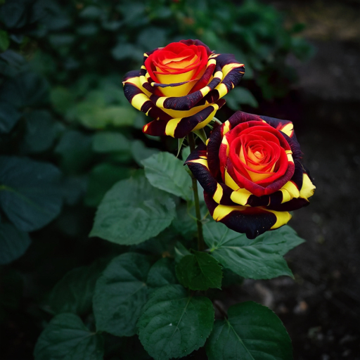 Σπάνιο τριαντάφυλλο 'Firebird' - Love Flower-GR