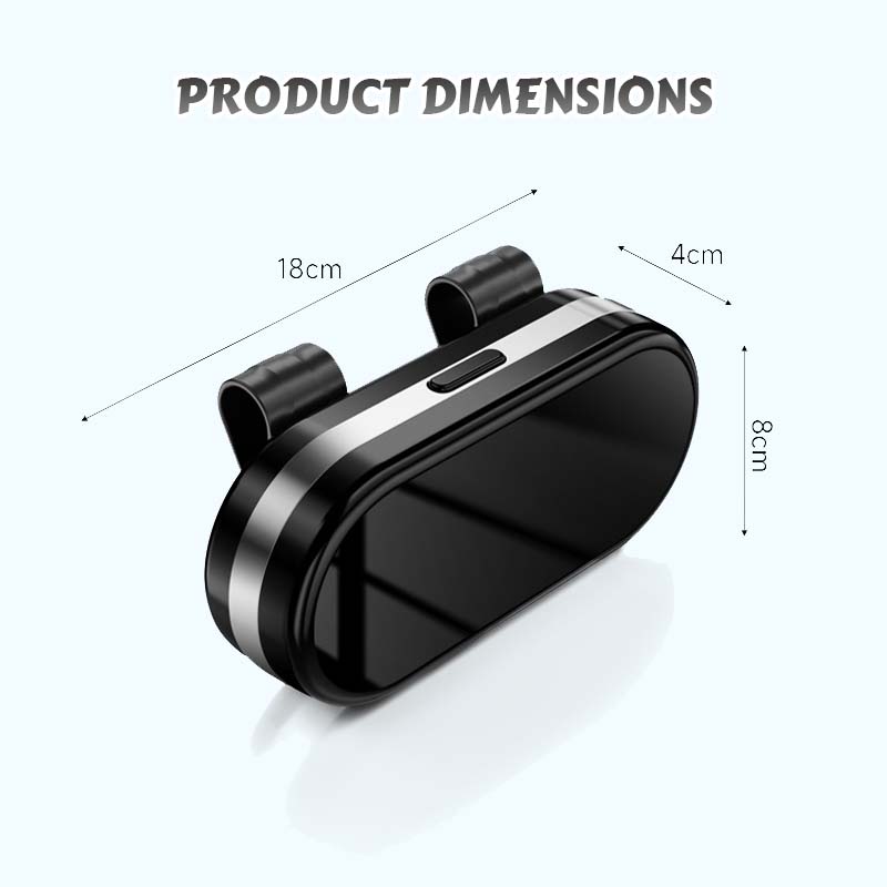 Estuche para gafas de coche con espejo-ES