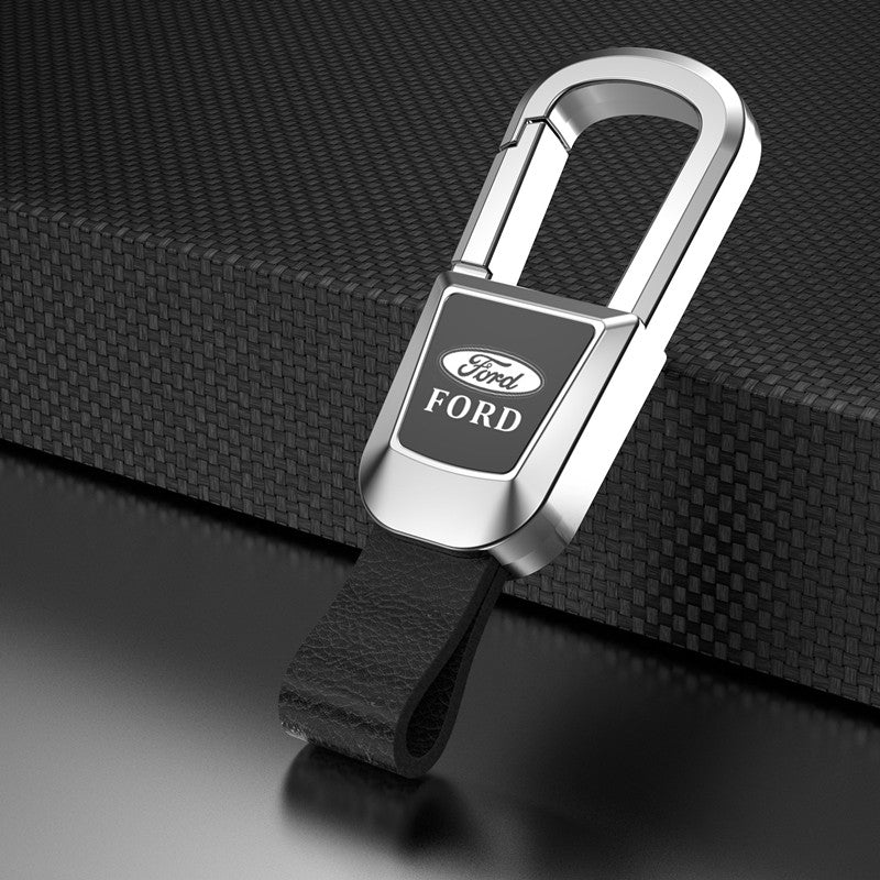 🎉Visokokakovosten obesek za ključe iz pravega usnja za avto-SI