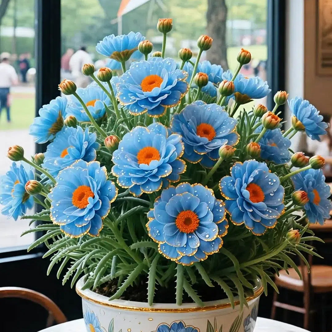 Kuldne pitsiline portulaka 🌸✨ Kaunid topeltõied suviste värvide jaoks-EE