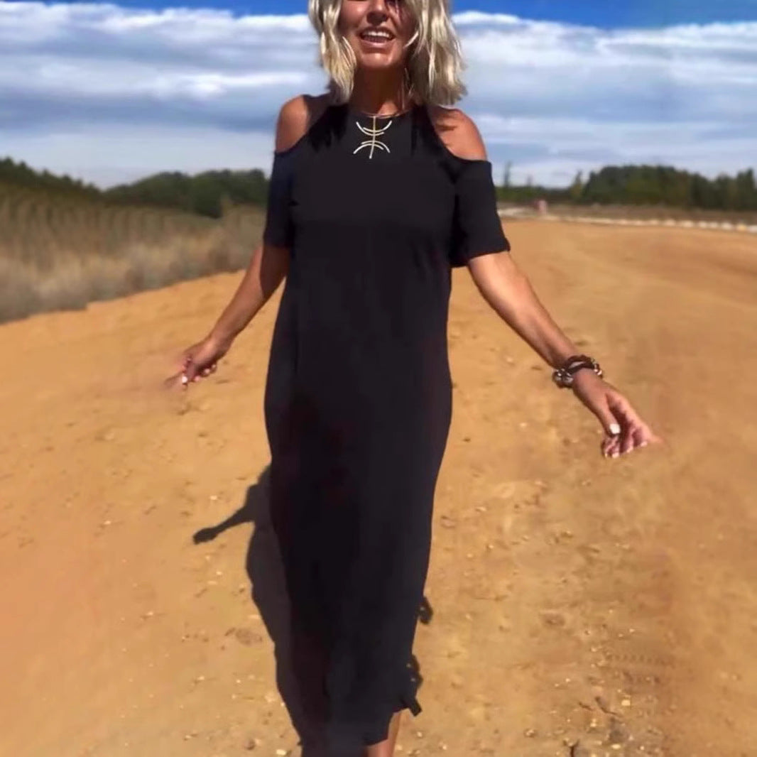 Nova moderna ležerna uska haljina-HR