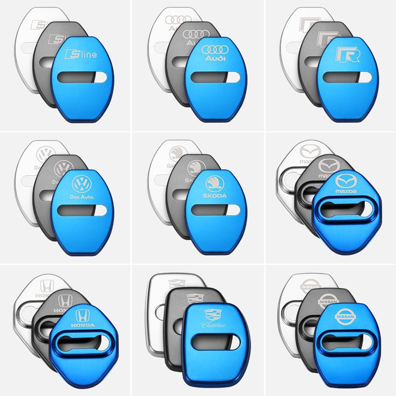 Ζεστές εκπτώσεις ✨50% έκπτωση ✨Ανοξείδωτο αντιδιαβρωτικό προστατευτικό κάλυμμα κλειδαριάς πόρτας αυτοκινήτου 🔥4 τεμάχια 🔥-GR