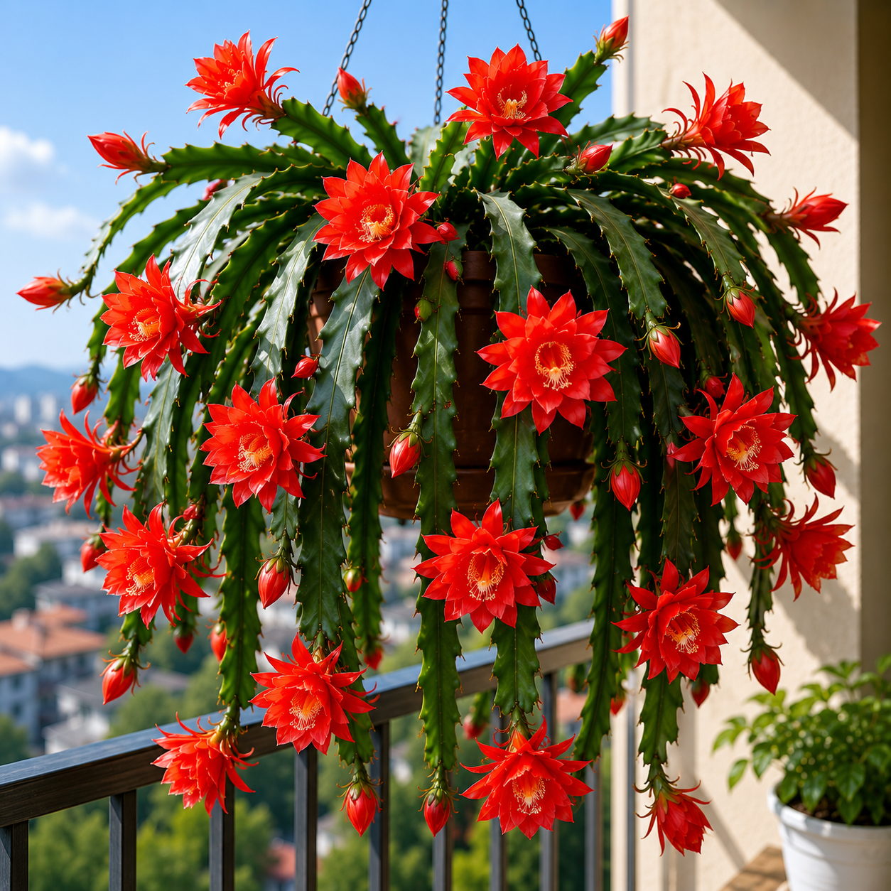 💫 Retas Epiphyllum orchidėjinis kaktusas 🌸 Reta gėlė, kuria visi sustoja pasigrožėti-LT