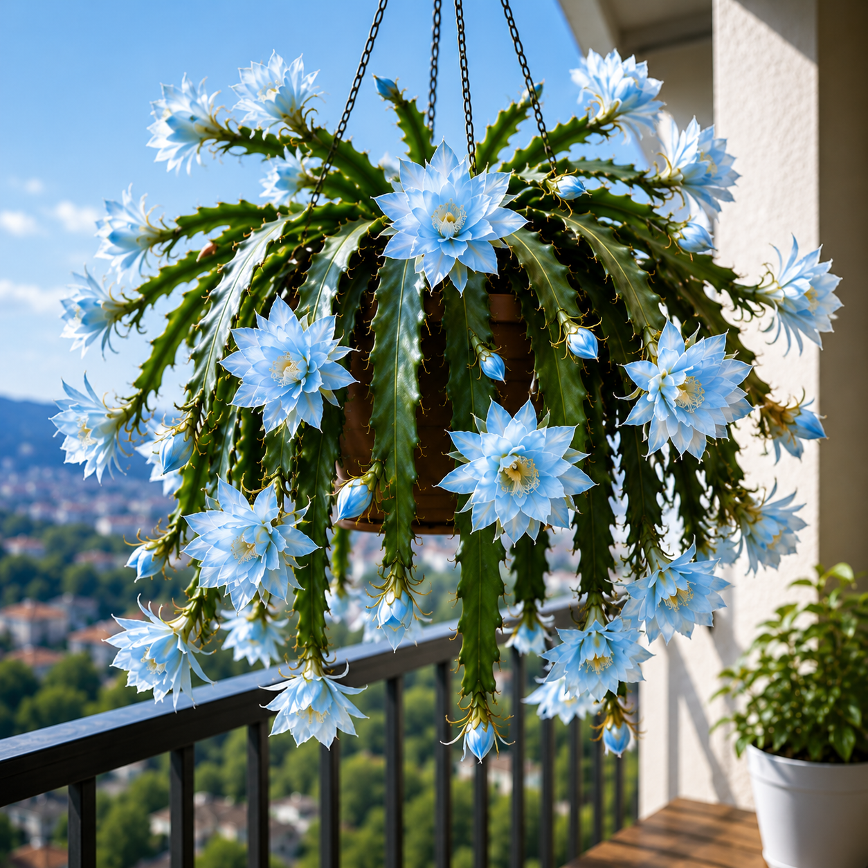 💫 Retas Epiphyllum orchidėjinis kaktusas 🌸 Reta gėlė, kuria visi sustoja pasigrožėti-LT