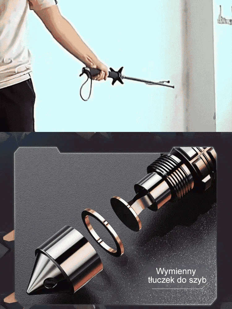 Daugiafunkcinė teleskopinė lazda – alpinizmui lauke-LT