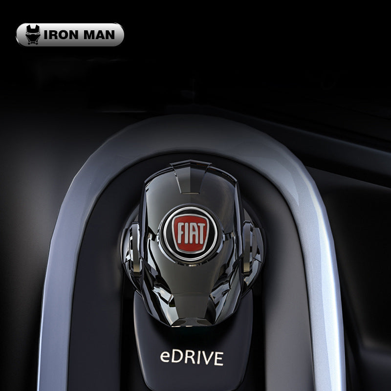 „Iron Man“ automobilio užvedimo mygtuko apsauginis dangtelis-LT