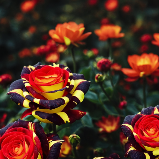 Σπάνιο τριαντάφυλλο 'Firebird' - Love Flower-GR