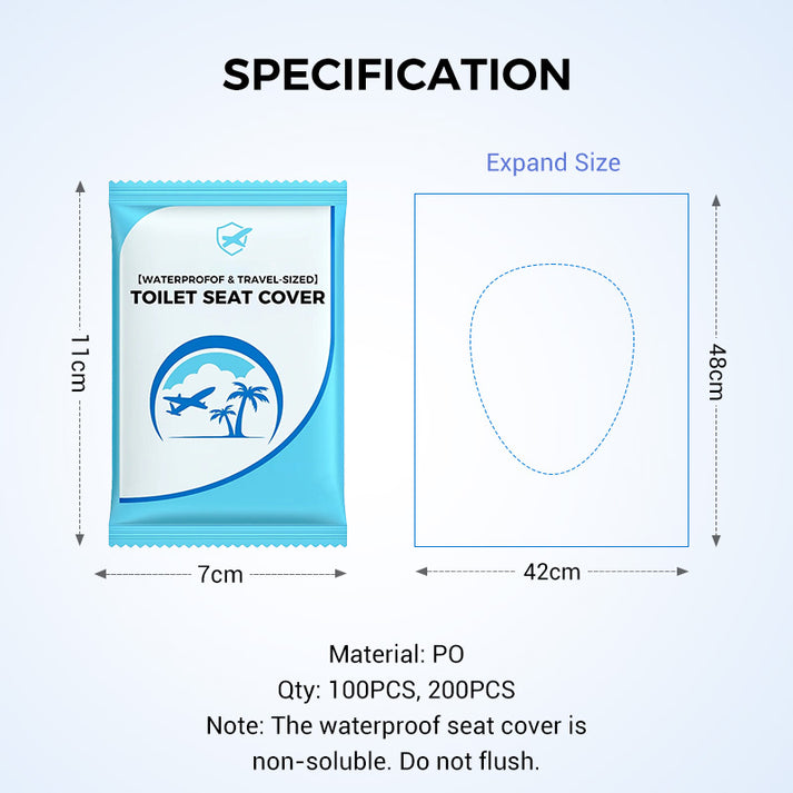 🛡️ Για την υγεία σας! 🌿 Βιοδιασπώμενο πλαστικό προστατευτικό κάθισμα τουαλέτας μιας χρήσης 🥰-GR