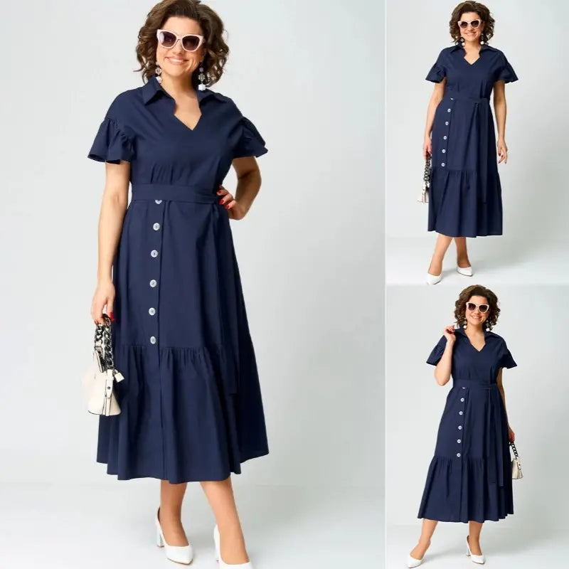 Nový štýl 2025 💖[S~5XL]Elegantné a módne šaty-SK