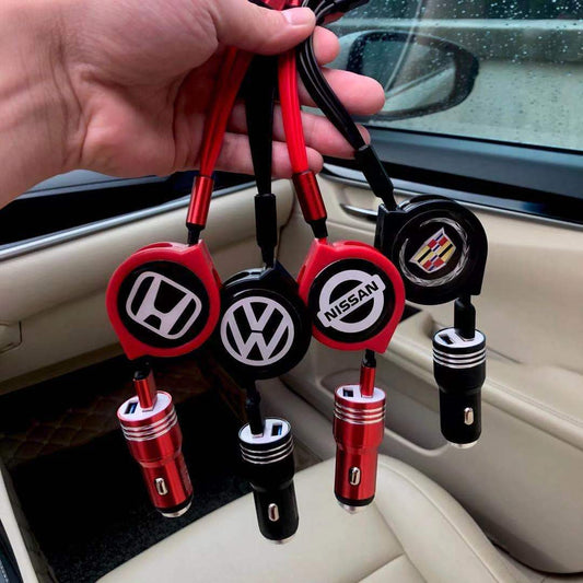 3 u 1 uvlačivi podatkovni kabel za automobil + besplatni punjač za automobil-HR