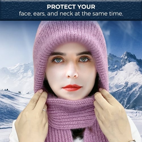 [Rebajas de invierno⛄] Bufanda y gorro con protección auditiva integral y resistente al viento✨-ES