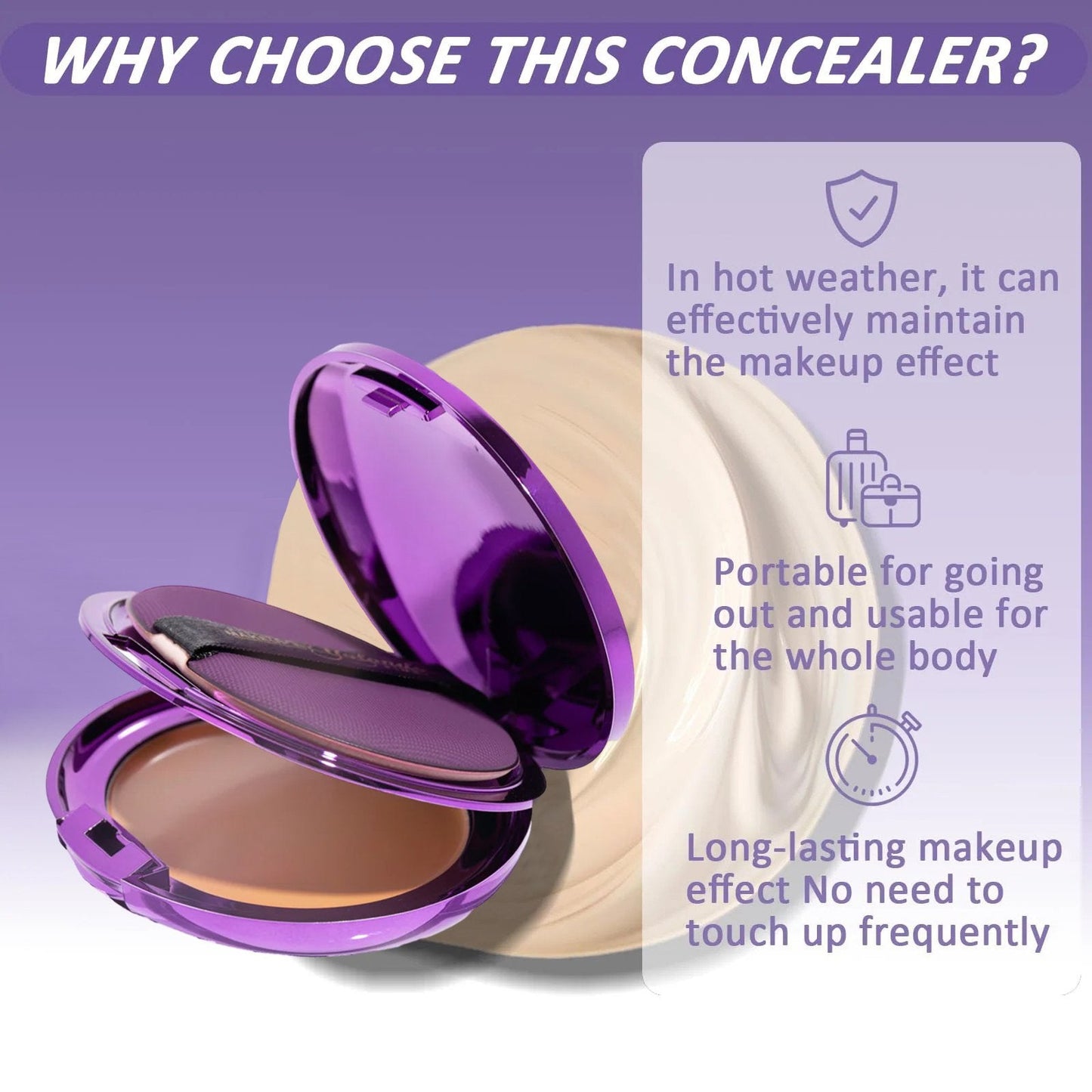 🔥 Kupite jedan, drugi dobijete gratis! 🎁 Nježni, mat kremasti korektor-HR