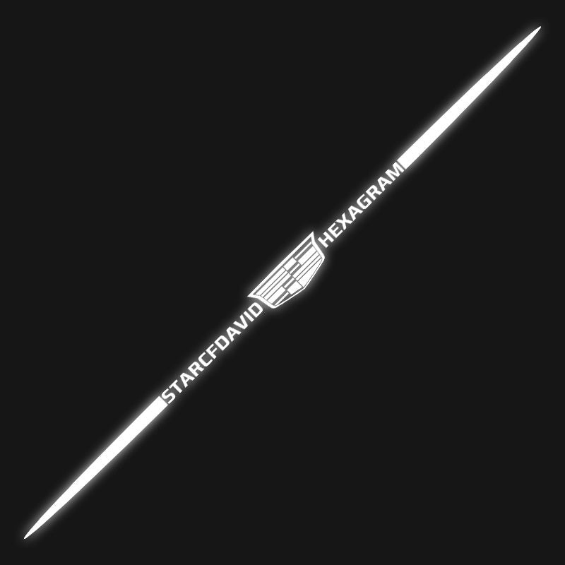 Pegatinas reflectantes láser de colores 3D para coche, 4 unidades-ES