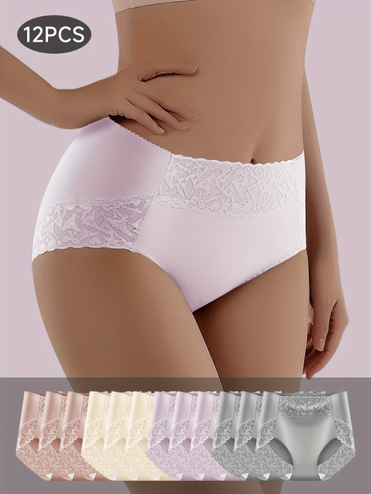 【Pērciet 6, saņemiet 6 bez maksas】 Kokvilnas, higroskopiska, antibakteriāla slaidinoša apakšveļa ar augstu vidukli-LV