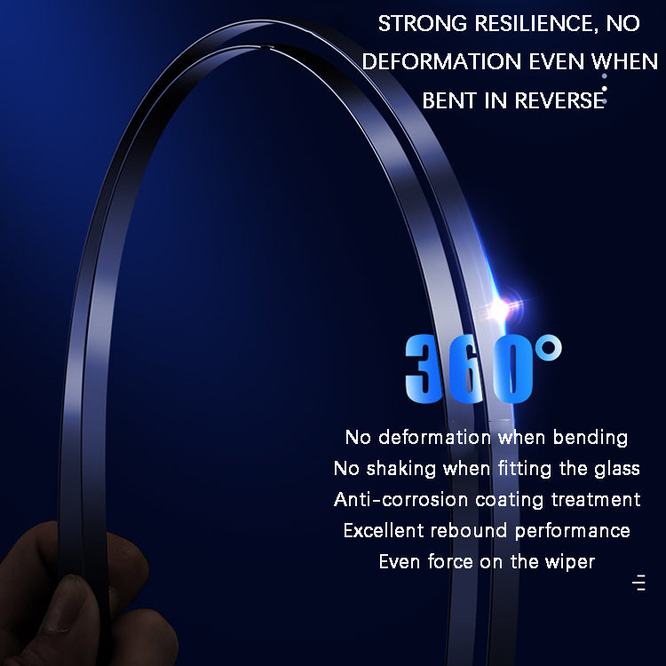 🌈 Limpiaparabrisas silenciosos de fibra de carbono sin varillas-ES