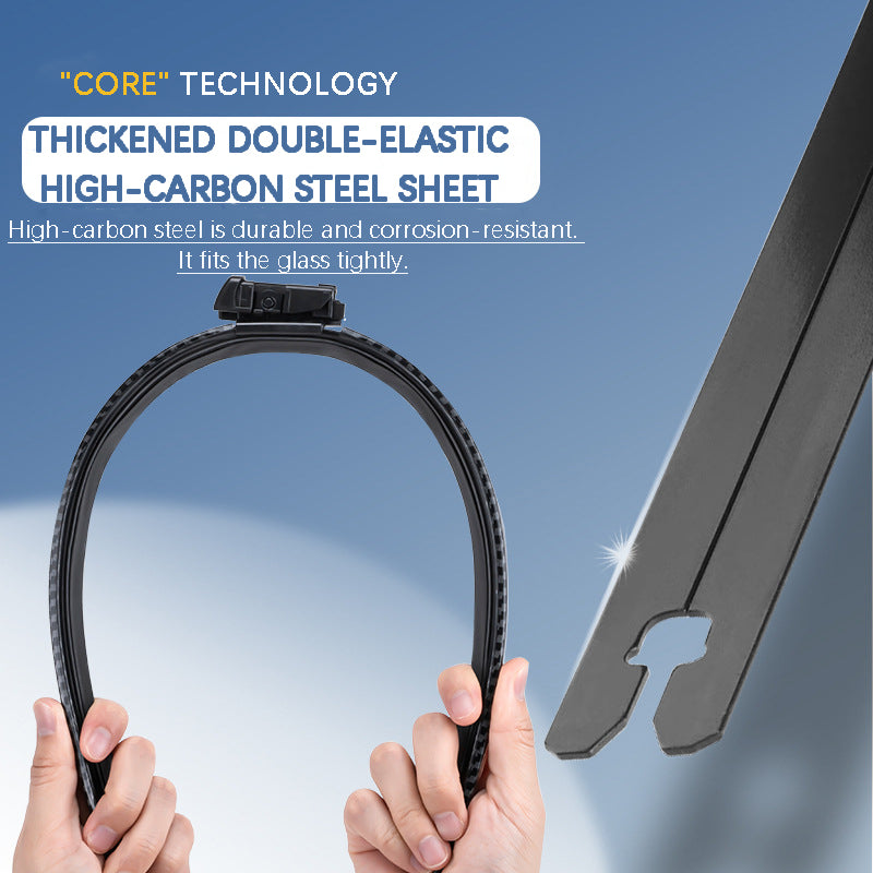 🌈 Limpiaparabrisas silenciosos de fibra de carbono sin varillas-ES