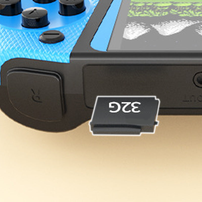 🎮 Nešiojama, klasikinė žaidimų konsolė su dideliu ekranu-LT