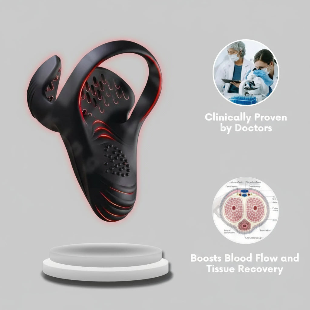 Alisanda™ vibrirajoči električni moški masturbacijski obroč s polnjenje-SI