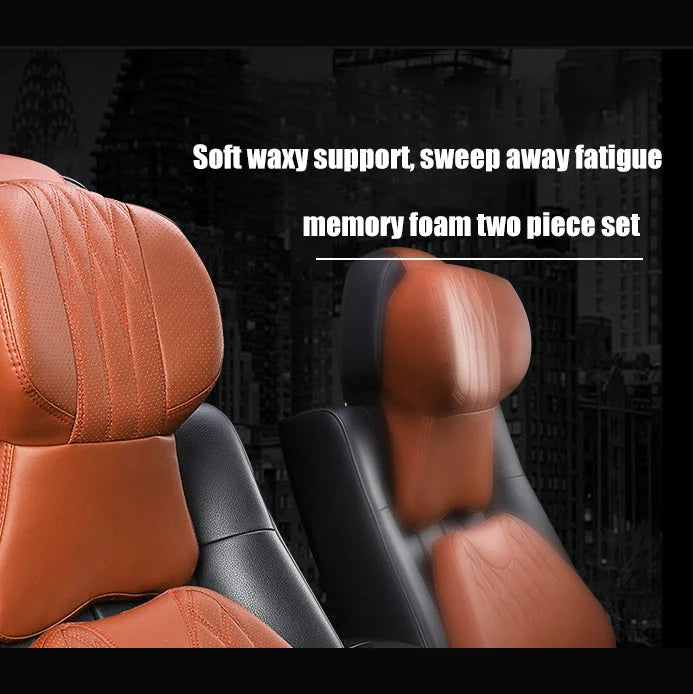 Almohada para reposacabezas de coche, almohada para el cuello-ES
