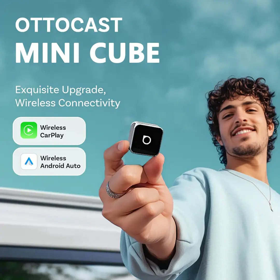 Ασύρματος προσαρμογέας Ottocast Mini 3.0 Ultra Cube για Android Auto CarPlay-GR