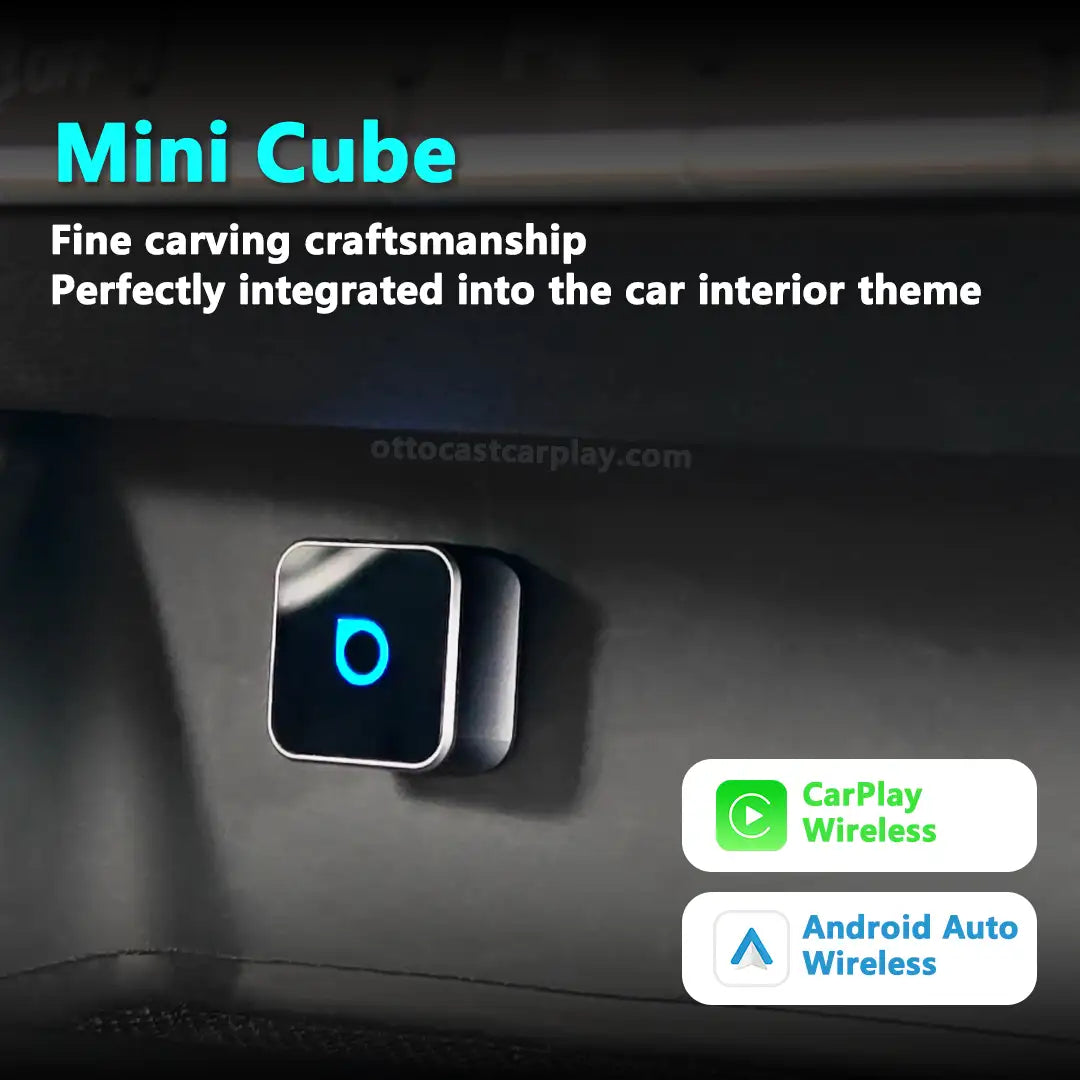 Ασύρματος προσαρμογέας Ottocast Mini 3.0 Ultra Cube για Android Auto CarPlay-GR