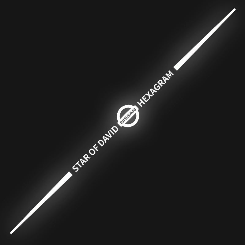 Pegatinas reflectantes láser de colores 3D para coche, 4 unidades-ES