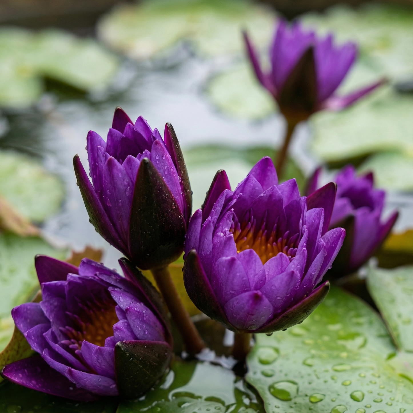 Semillas de loto morado de medianoche-ES
