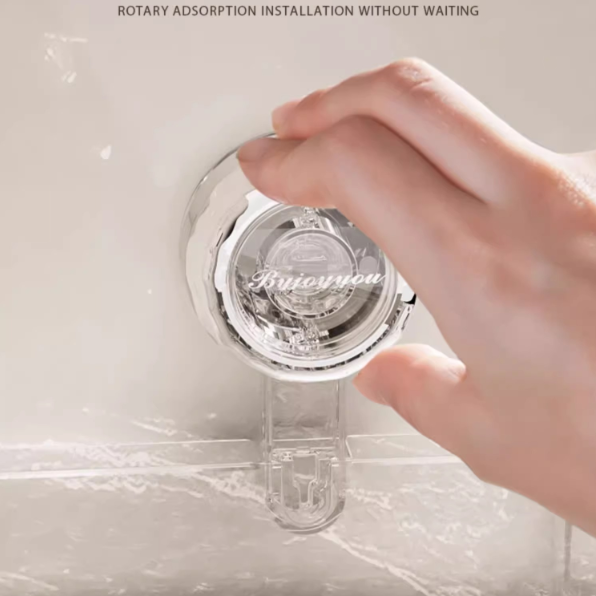 Organizador de pared transparente sin taladros: organizador triangular y rectangular multifuncional, extraíble y sin taladros.-ES