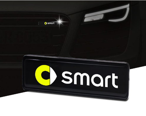 Venta caliente ✨50% de descuento ✨Lámpara LED elegante y atmosférica con logotipo para la parrilla central de su automóvil-ES