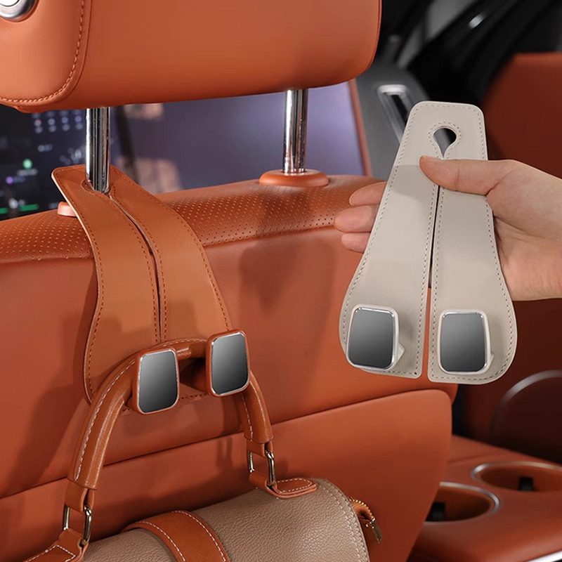 Γάντζος καθίσματος αυτοκινήτου LUXHOOK Premium – Εξατομίκευση λογότυπου και εξοικονόμηση χώρου-GR
