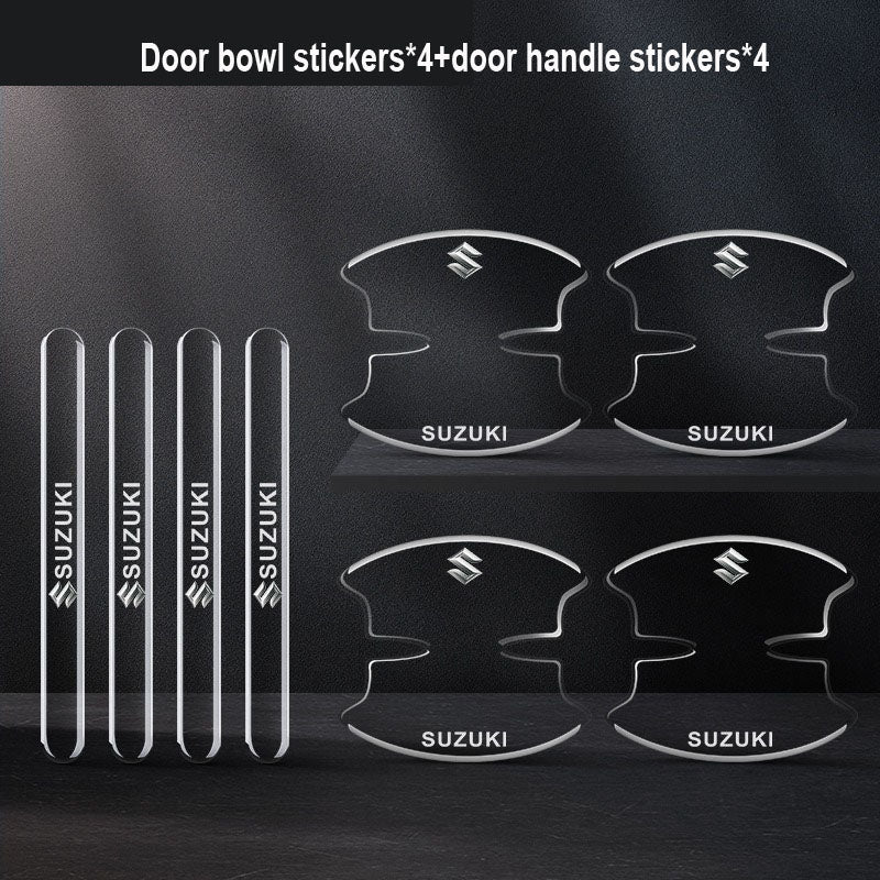 Sutirštinti automobilio durelių klijai su logotipu ✨8 vnt.✨--LT