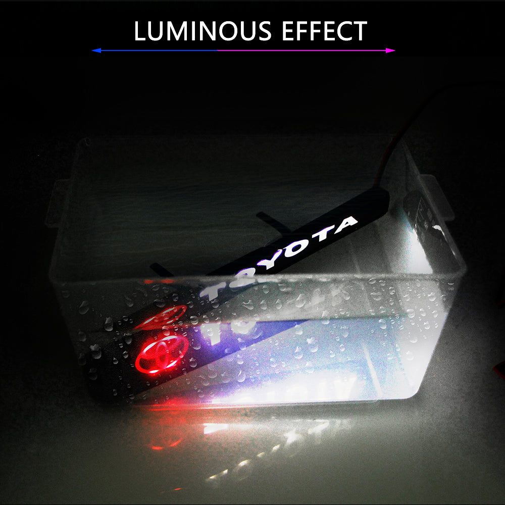 Venta caliente ✨50% de descuento ✨Lámpara LED elegante y atmosférica con logotipo para la parrilla central de su automóvil-ES