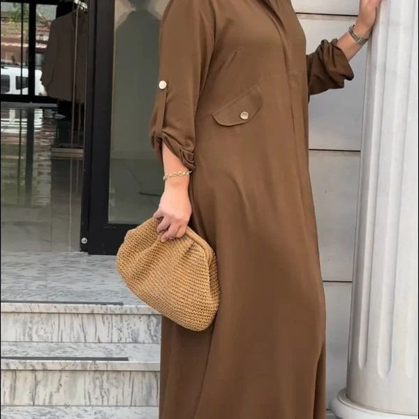 Dvojdielna súprava košele na gombíky a širokých nohavíc-SK